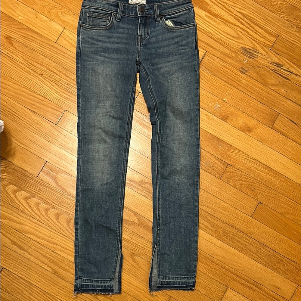 Free People Blue Skinny Jeans